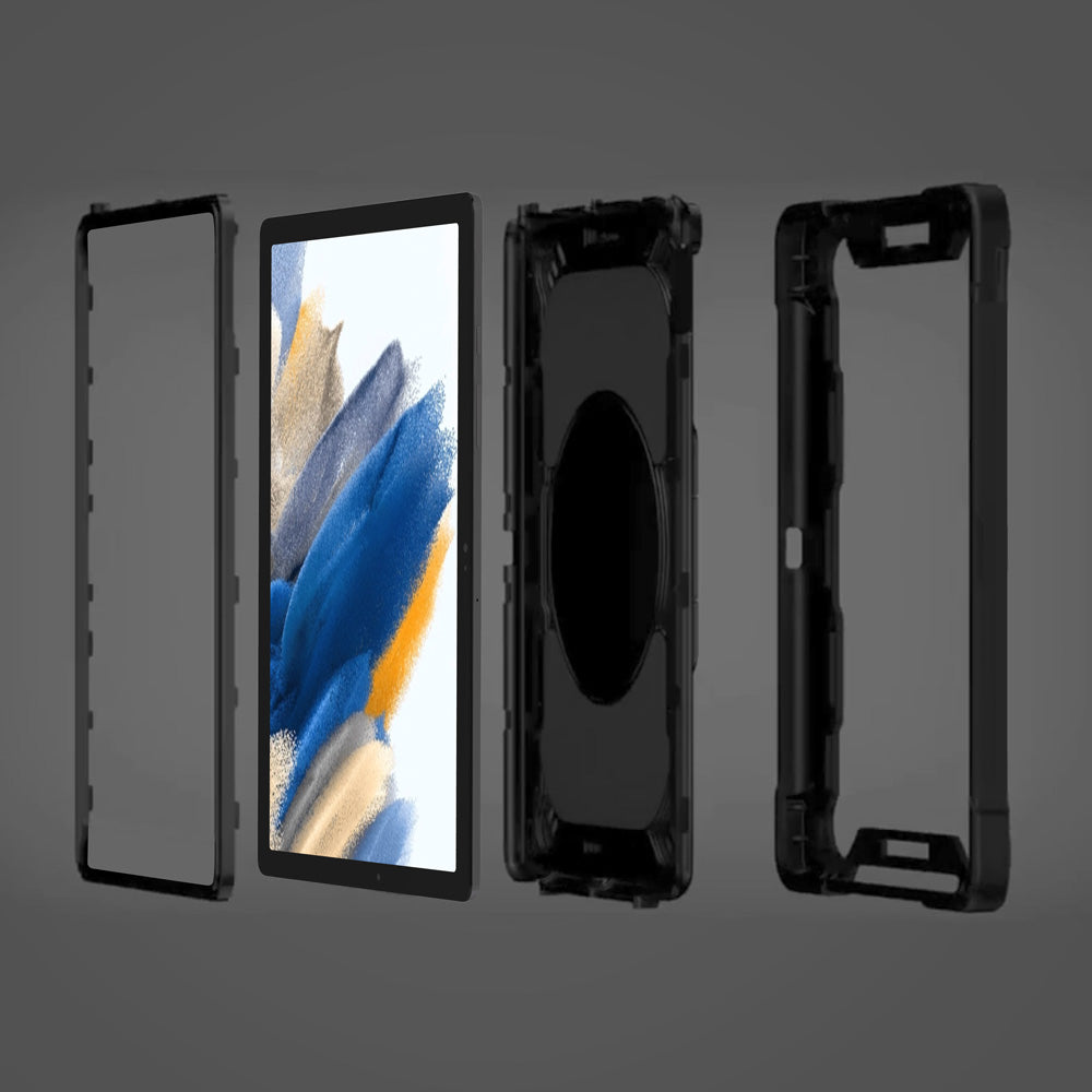 Mobigear SureGrip - Coque Samsung Galaxy Tab A8 10.5 (2021) Coque Arrière  Rigide Antichoc + Support Amovible - Rose 6-512740 
