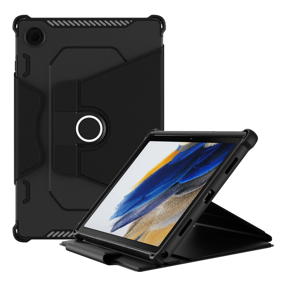 ARMOR-X Samsung Galaxy Tab A8 SM-X200 / X205 360 degree rotating stand magnetic smart cover.