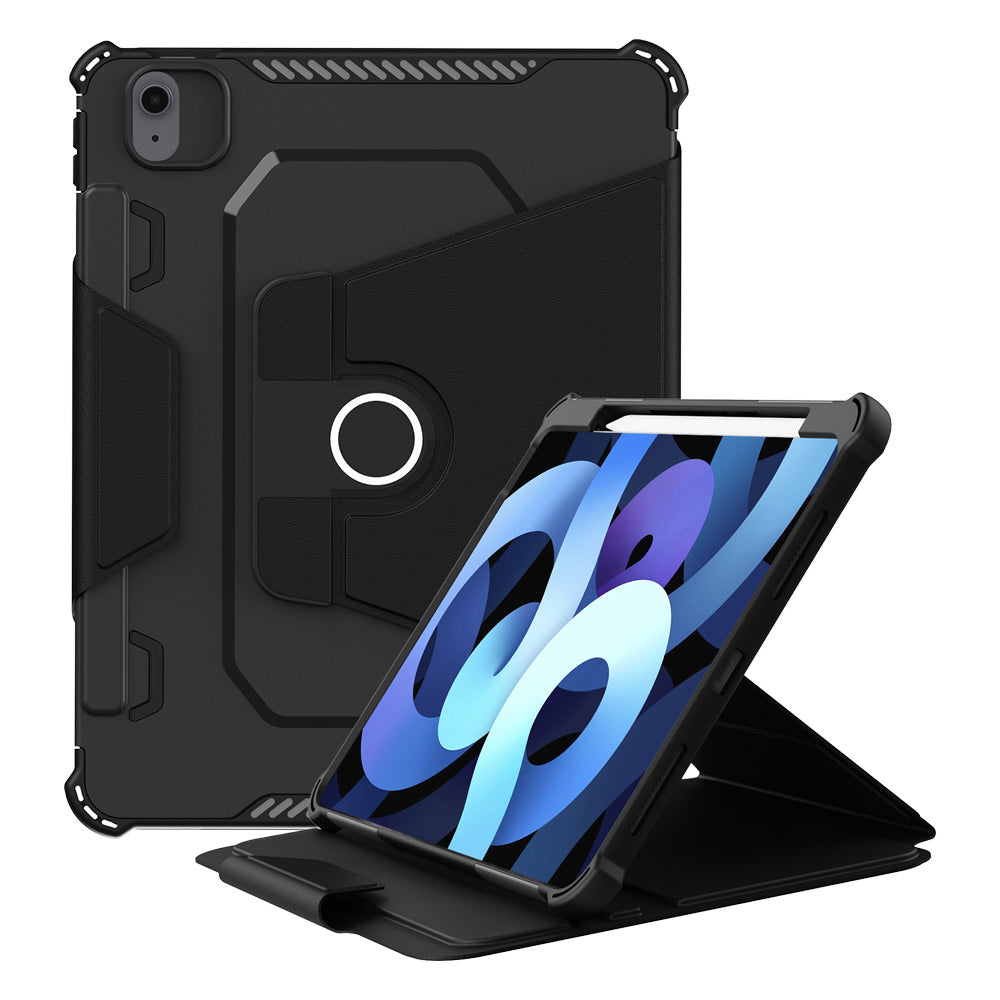 ARMOR-X Apple iPad Air 4 2020 / iPad Air 5 2022 360 degree rotating stand magnetic smart cover.
