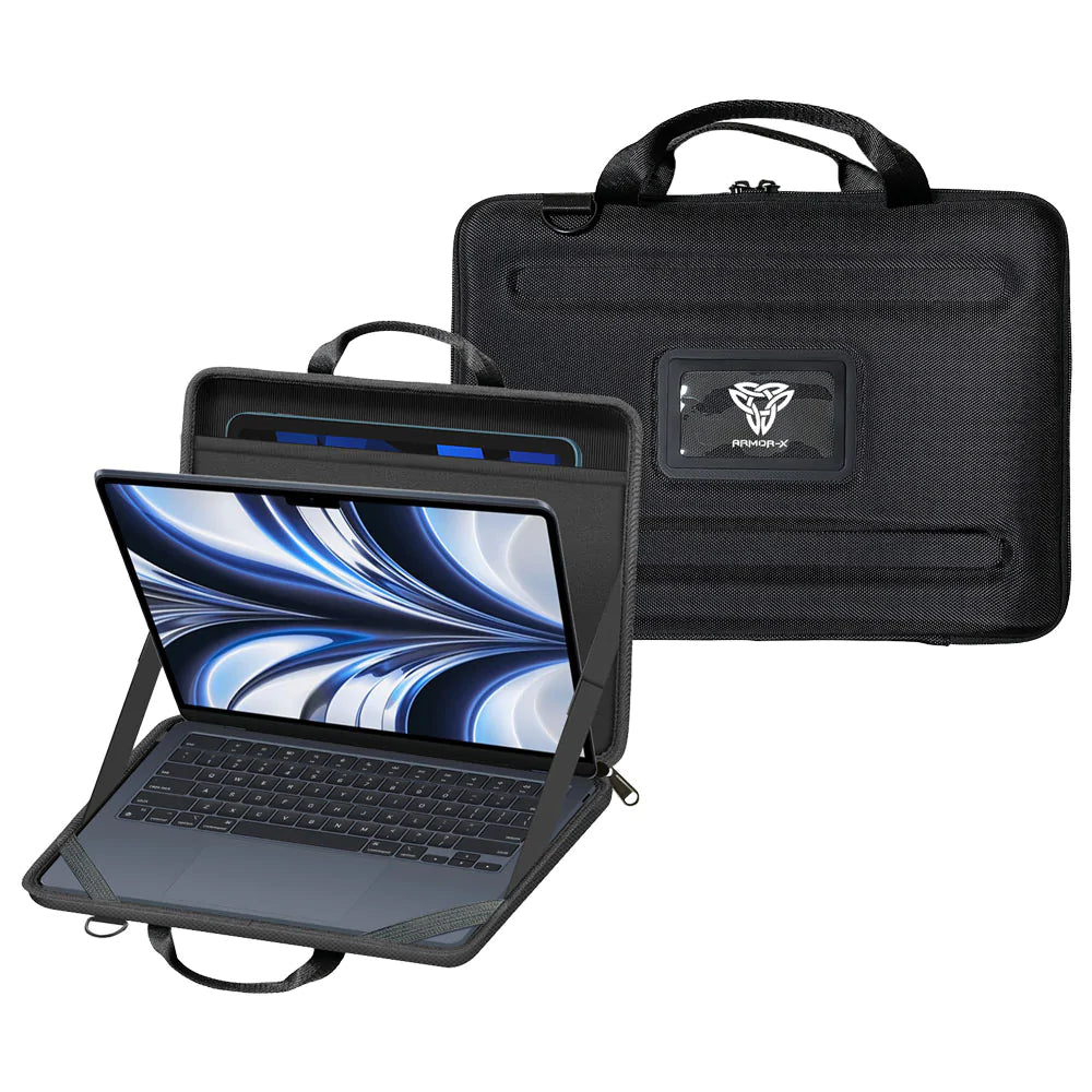 ARMOR-X 13 - 14"  Microsoft Surface Laptop bag. Always-On design and get your chromebook or laptop always ready. Safeguards Chromebooks and laptops in slim, lightweight style. 