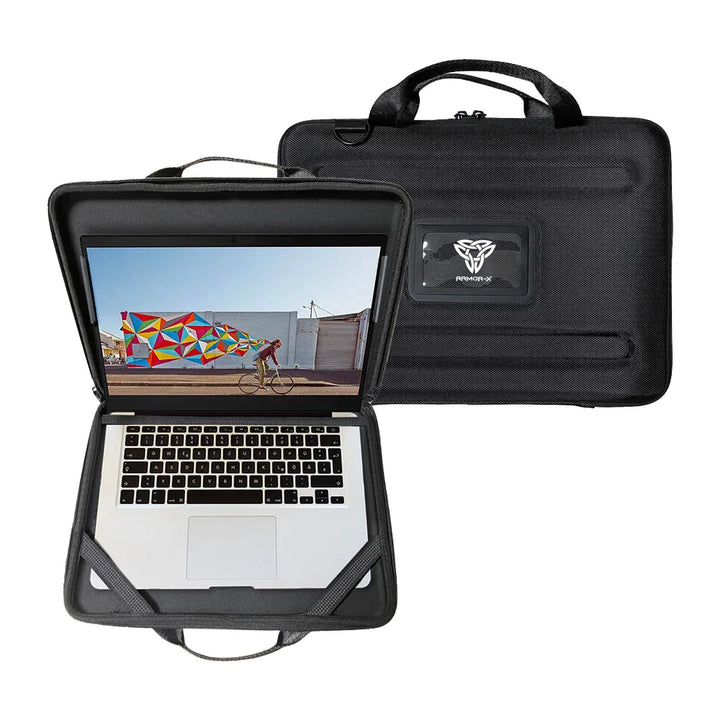 ARMOR-X 11 - 13" Apple MacBook bag. Always-On design and get your chromebook or laptop always ready. 
