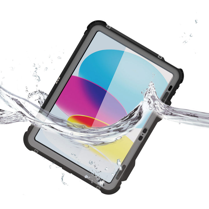 ARMOR-X Apple iPad 10.9 (10th Gen.) Waterproof Case IP68 shock & water proof Cover. IP68 Waterproof with fully submergible to 5' / 1.5 meter.