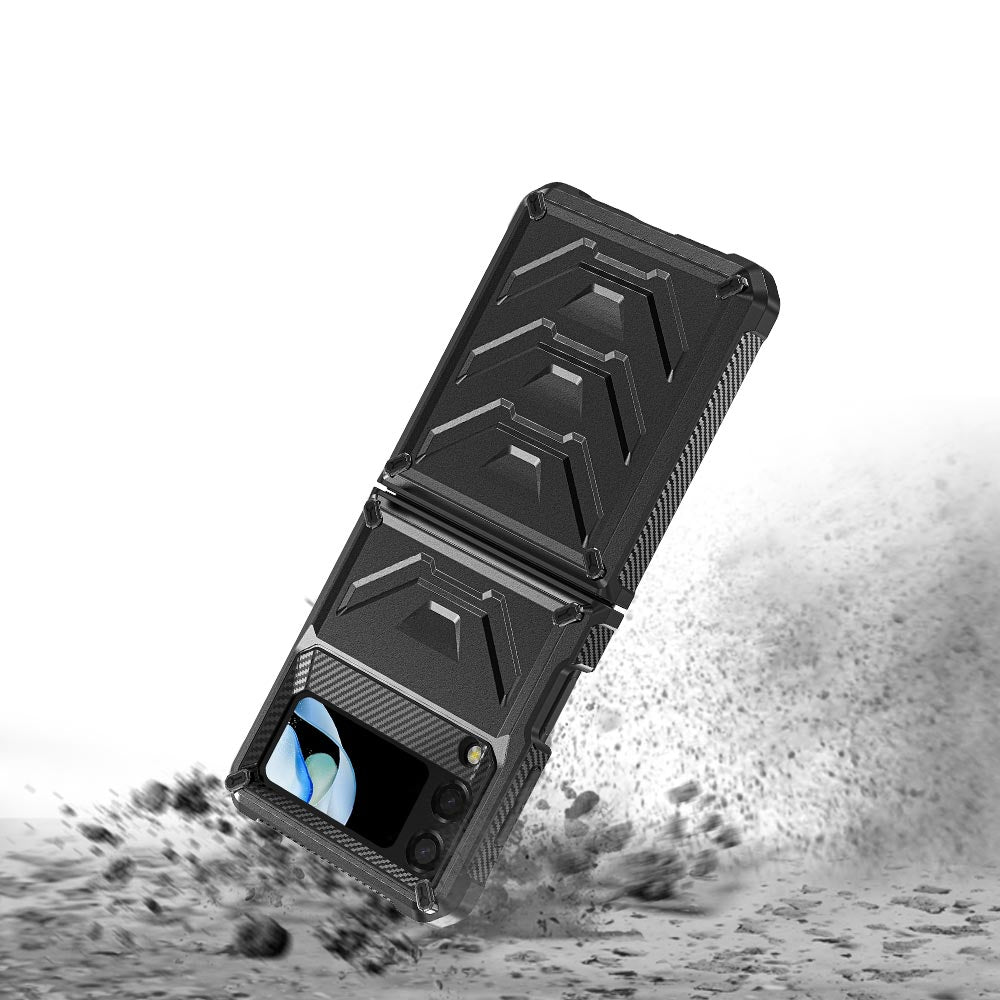 ARMOR-X Samsung Galaxy Z Flip4 SM-F721 shockproof drop proof case Military-Grade Rugged protection protective covers.