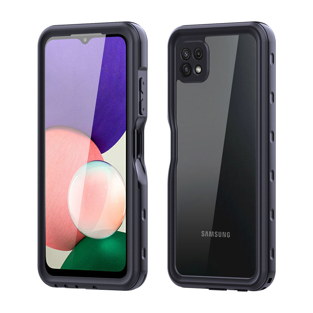ARMOR-X Samsung Galaxy A22 5G SM-A226 Waterproof Case IP68 shock & water proof Cover. High quality TPU and PC material ensure fully protected from extreme environment - snow, ice, dirt & dust particles.