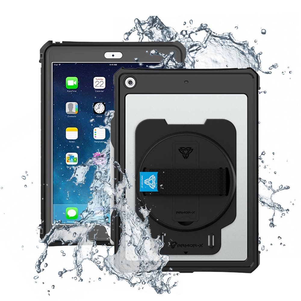 ARMOR-X iPad 10.2 (7TH & 8TH & 9TH GEN.) 2019 / 2020 / 2021 Waterproof Case IP68 shock & water proof Cover. Rugged Design with waterproof protection.