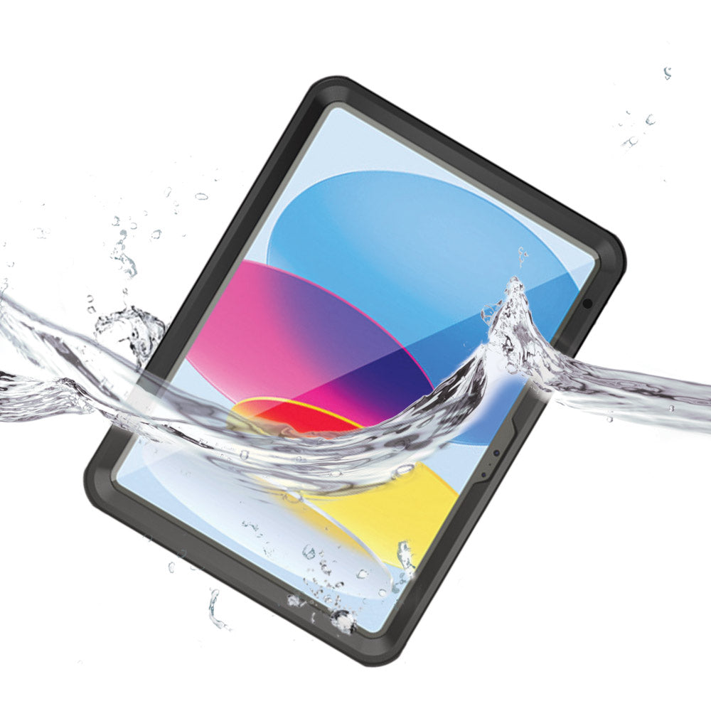ARMOR-X iPad 10.9 Waterproof Case IP68 shock & water proof Cover. IP68 Waterproof with fully submergible to 5' / 1.5 meter.