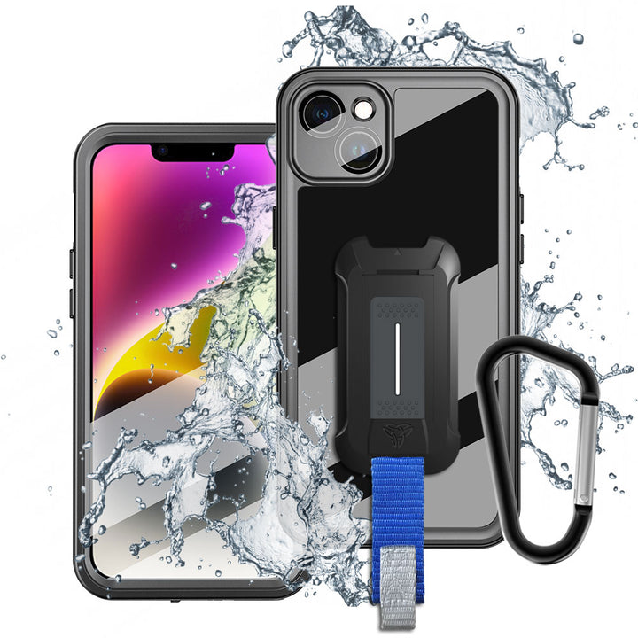 ARMOR-X iPhone 14 Waterproof Case IP68 shock & water proof Cover. Mountable Rugged Design with drop proof protection.