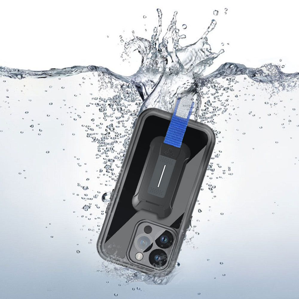ARMOR-X iPhone 14 Pro Waterproof Case IP68 shock & water proof Cover. IP68 Waterproof with fully submergible to 6.6' / 2 meter