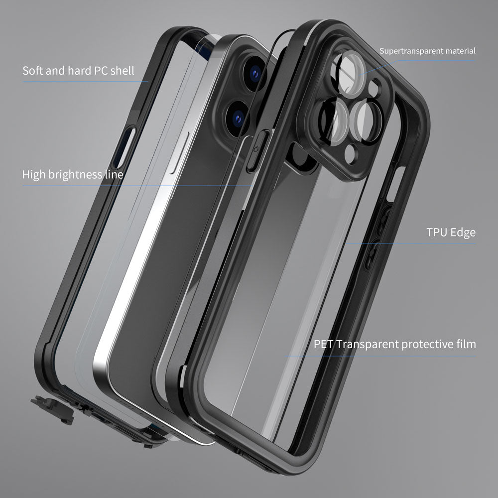 MX-IPH-14PRO | iPhone 14 Pro | Waterproof Case IP68 shock & water