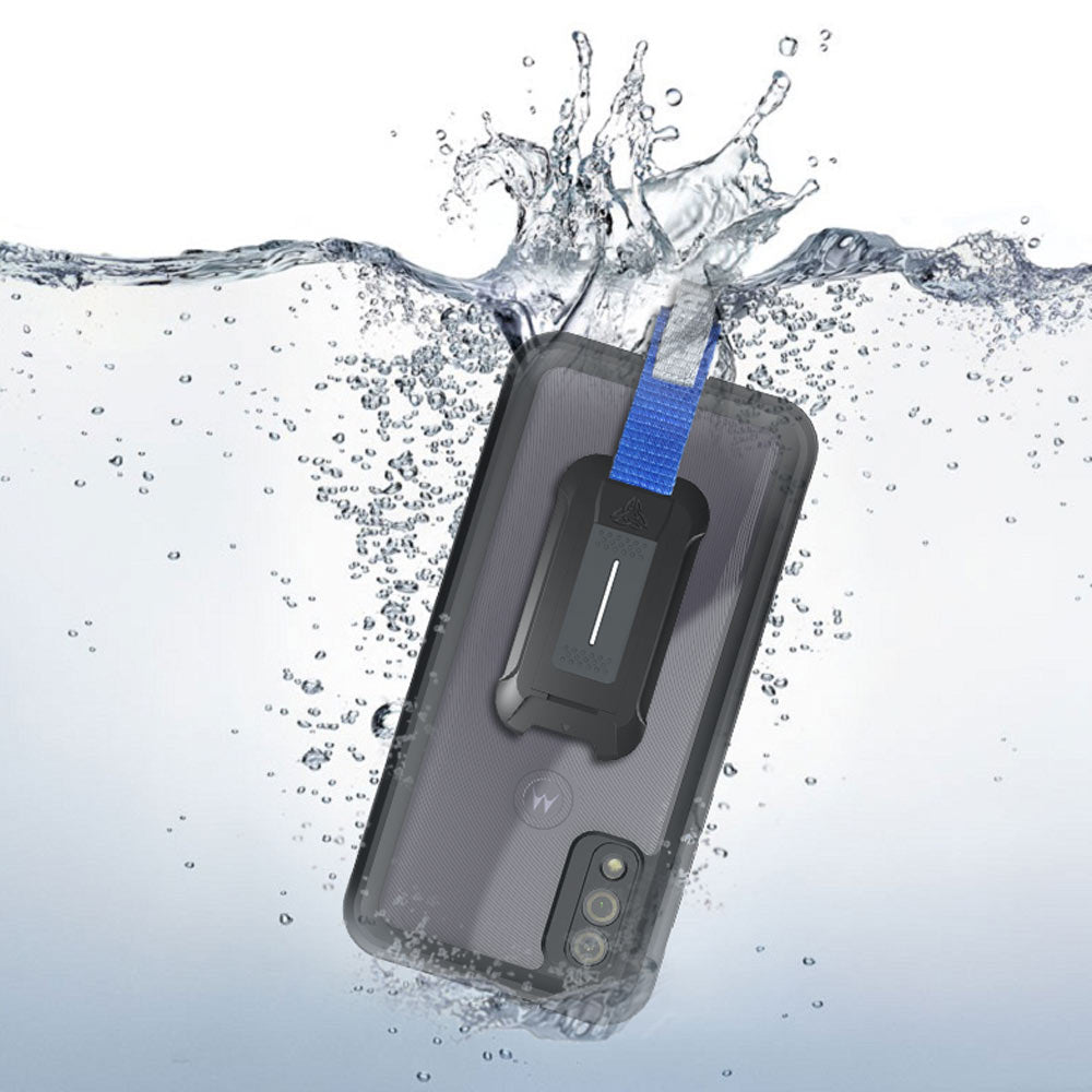 ARMOR-X Motorola Moto G Pure Waterproof Case. IP68 Waterproof with fully submergible to 6.6' / 2 meter for 1 hour.