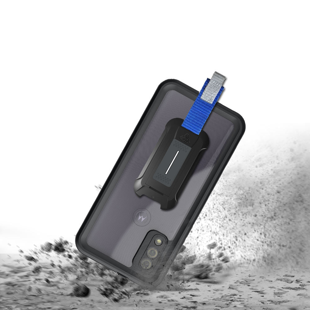 MX-MT21-GPR | Motorola Moto G Pure Waterproof Case | IP68 shock & water proof Cover w/ X-Mount & Carabiner MX-MT21-GPR | Motorola Moto G Pure Waterproof Case | IP68 shock & water proof Cover w/ X-Mount & Carabiner