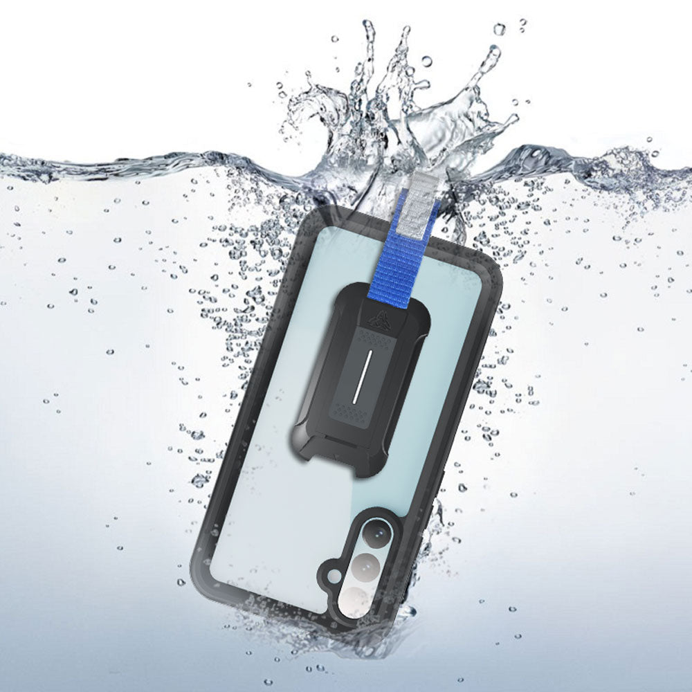 ARMOR-X Samsung Galaxy A34 5G SM-A346 Waterproof Case. IP68 Waterproof with fully submergible to 6.6' / 2 meter for 1 hour.