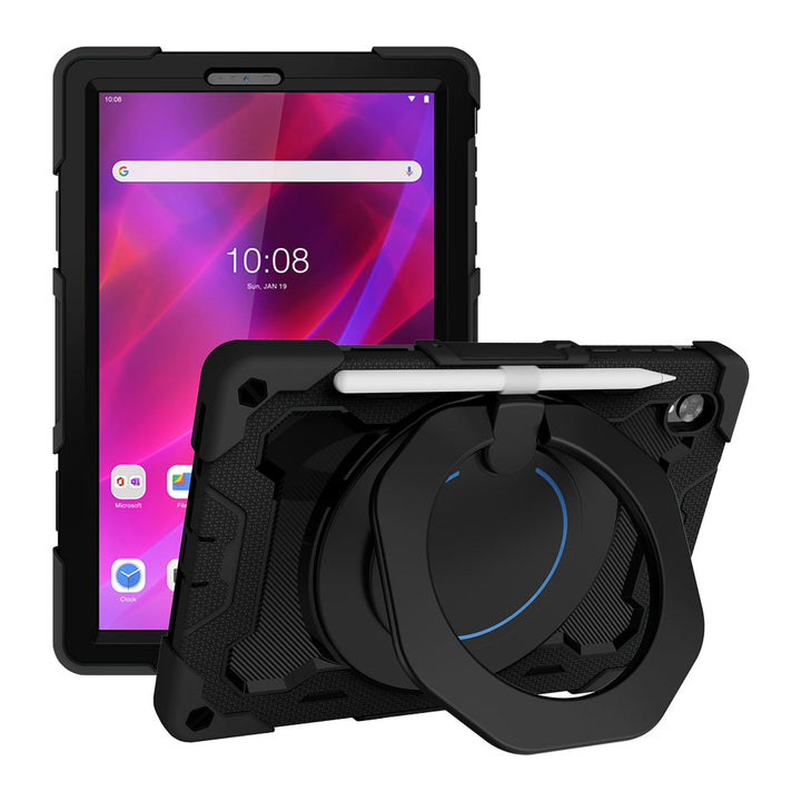 ARMOR-X Lenovo Tab K10 ( TB-X6C6F/X/L TB-X6C6NBF/X/L ) shockproof case, impact protection cover. Rugged case with kick stand. Hand free typing, drawing, video watching.