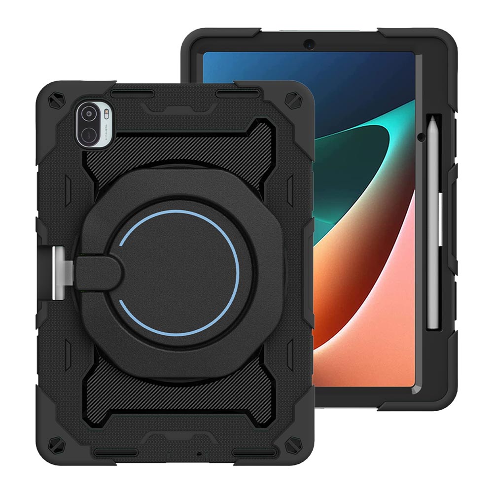 ARMOR-X Xiaomi Mi Pad 5 / 5 Pro 11" shockproof case, impact protection cover. Rugged case with kick stand. Hand free typing, drawing, video watching.