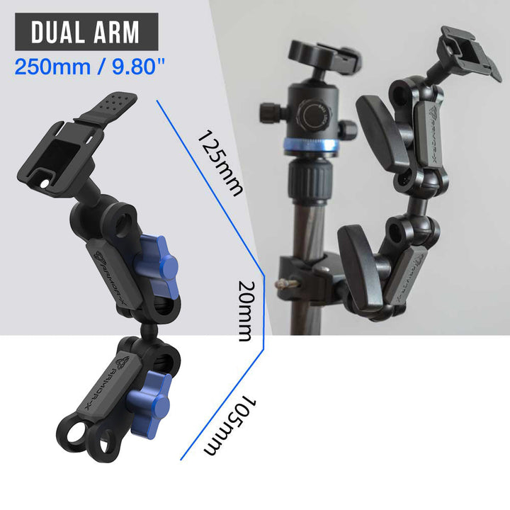 ARMOR-X ONE-LOCK Dual Arm for tablet.
