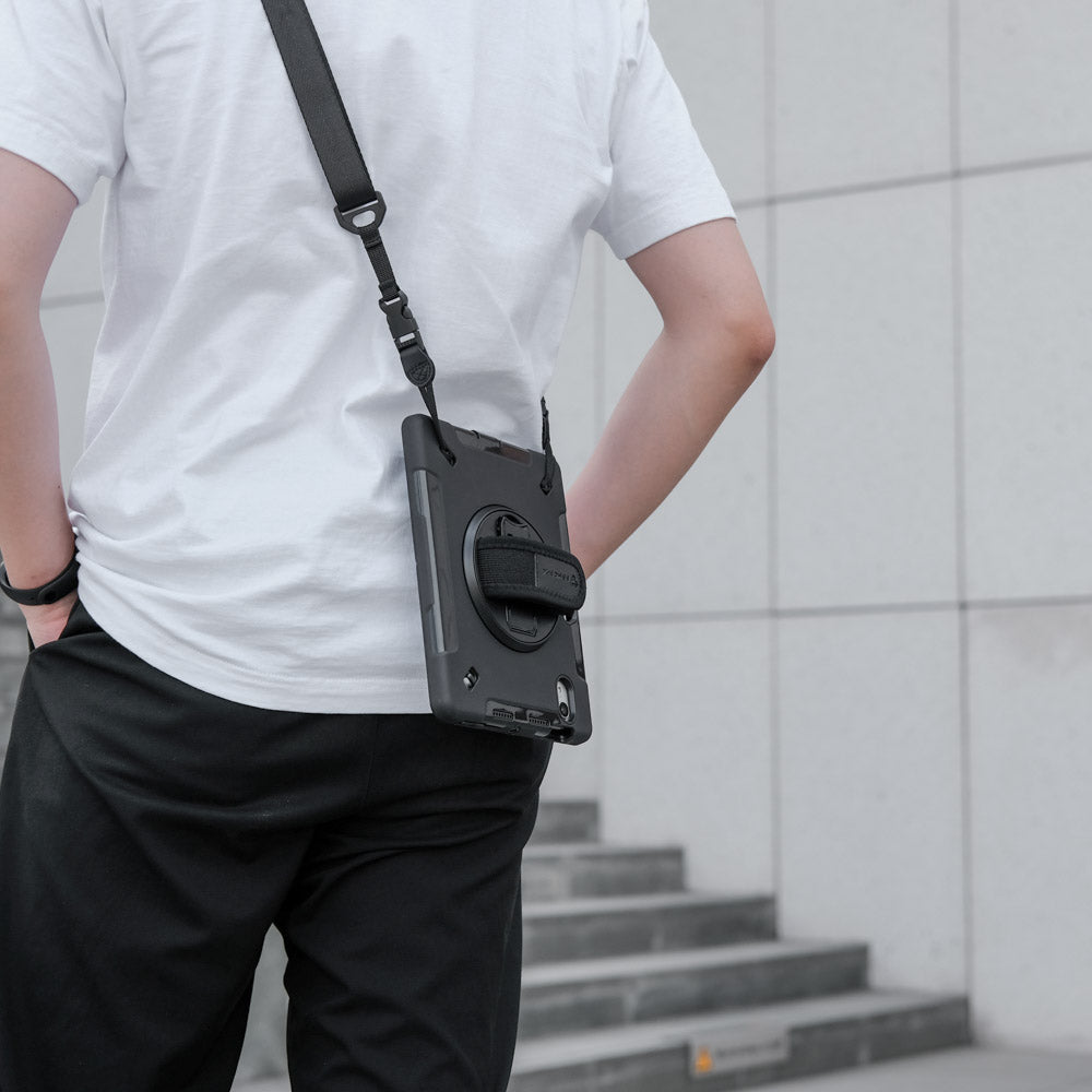 Made for Business Kickstand with Hand & Shoulder Strap for iPad