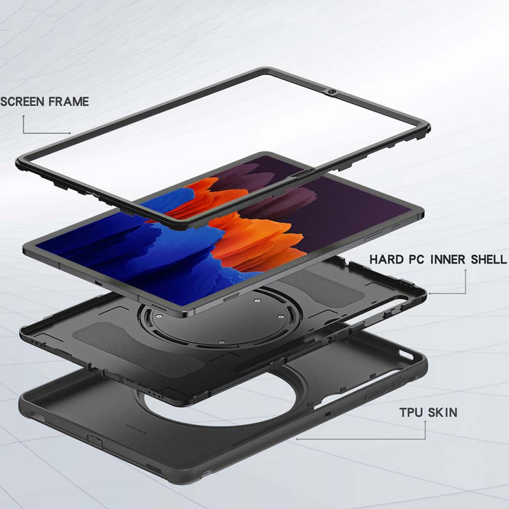 ARMOR-X Samsung Galaxy Tab S8 Ultra SM-X900 / X906 heavy duty rugged case. full protection cover.