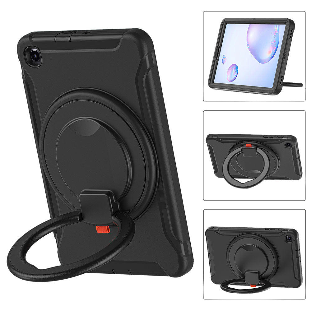 ARMOR-X Samsung Galaxy Tab A 8.4 (2020) SM-T307 shockproof case, impact protection cover with kickstand for comfortable viewing and typing angle.
