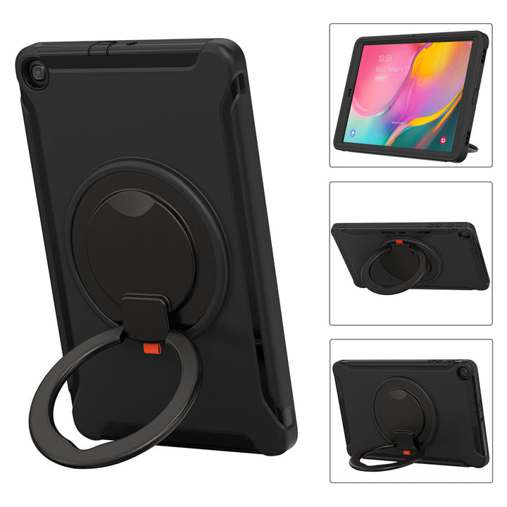 ARMOR-X Samsung Galaxy Tab A 10.1 (2019) T515 T510 shockproof case, impact protection cover with kickstand for comfortable viewing and typing angle.