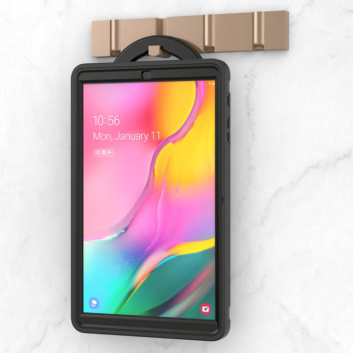 ARMOR-X Samsung Galaxy Tab A 10.1 (2019) T515 T510 shockproof case with large hard grip, perfect to hang on the wall.