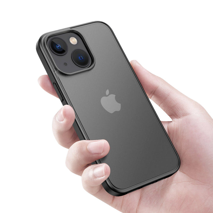 ARMOR-X APPLE iPhone 13 shockproof protective case. Translucent matte PC back and the polishing layer makes it possible to have a delicate touch.