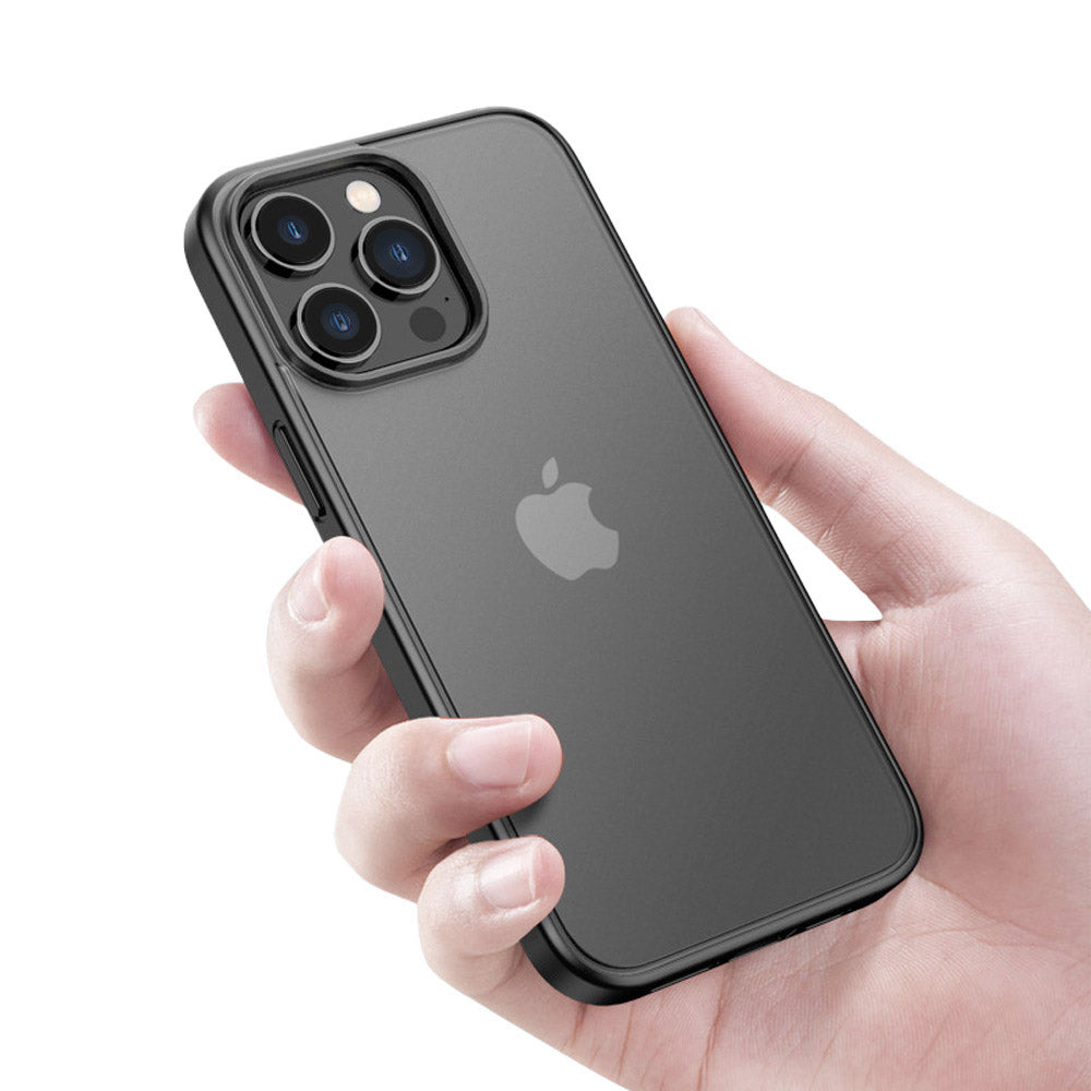 ARMOR-X APPLE iPhone 13 Pro shockproof protective case. Translucent matte PC back and the polishing layer makes it possible to have a delicate touch.