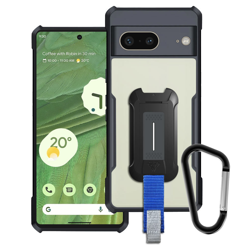 ARMOR-X Google Pixel 7 slim rugged shockproof cases. Military-Grade Mountable Rugged Design with best drop proof protection.