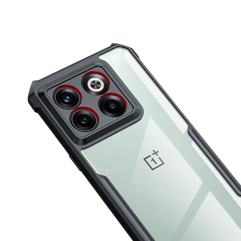 ARMOR-X OnePlus 10T slim rugged shockproof cases. Raised edge provides great protection for camera / screen from drops.