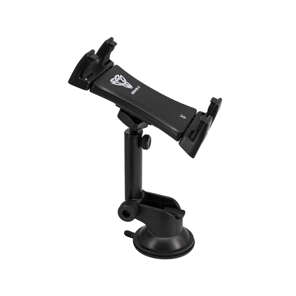 ARMOR-X Extendable Suction Cup Mount for Tablet. The height of the arm can be adjusted from 8cm to 13cm.