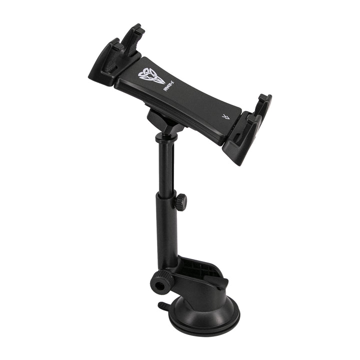 ARMOR-X Extendable Suction Cup Mount for Tablet. The height of the arm can be adjusted from 8cm to 13cm.