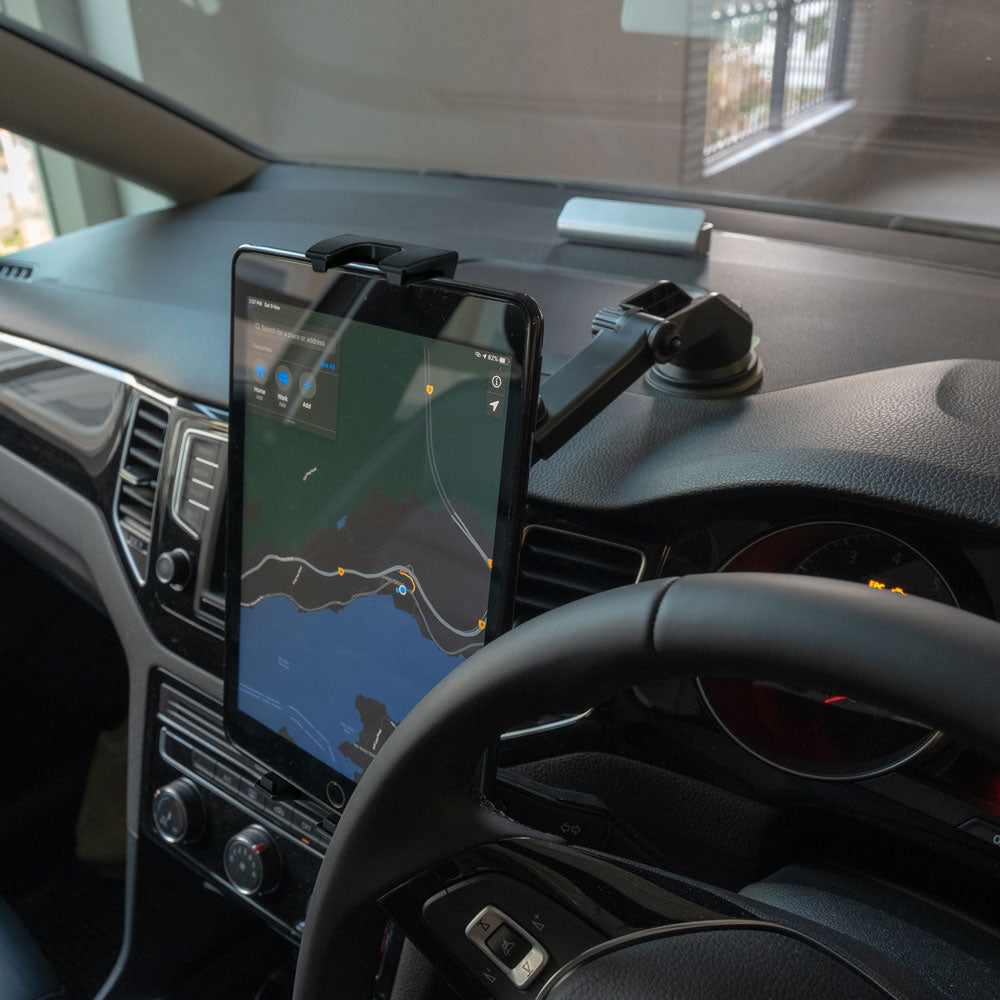 ARMOR-X Extendable Suction Cup Mount for Tablet. Provides a strong, secure hold on the dashboards.