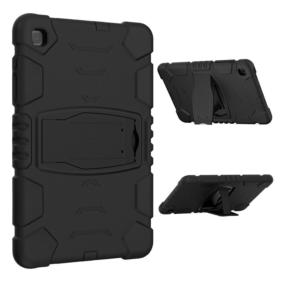 ARMOR-X Samsung Galaxy Tab S6 Lite SM-P613 P619 2022 / SM-P610 P615 2020 shockproof case, impact protection cover with kick stand. Rugged case with kick stand. Hand free typing, drawing, video watching.