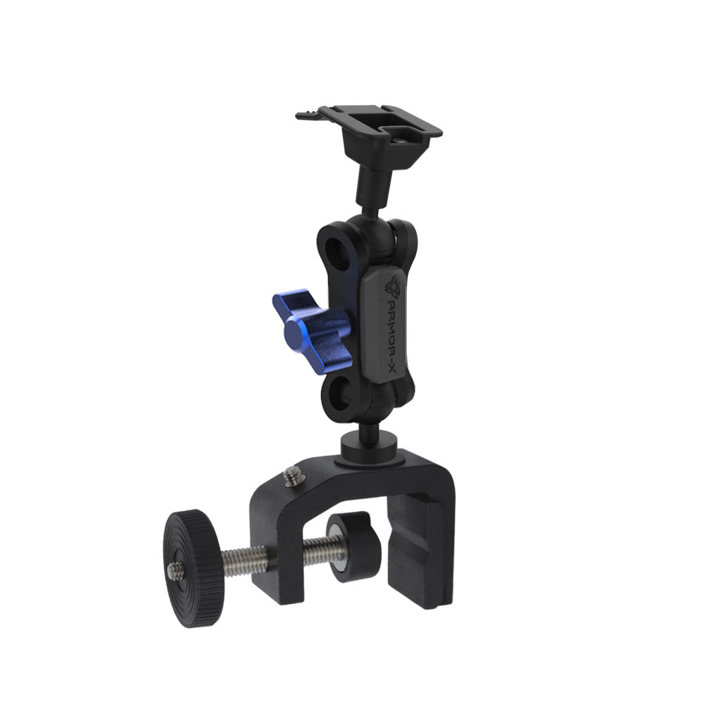 X-P17T | Heavy-Duty C-Clamp Bar Mount*SMALL | ONE-LOCK for Tablet