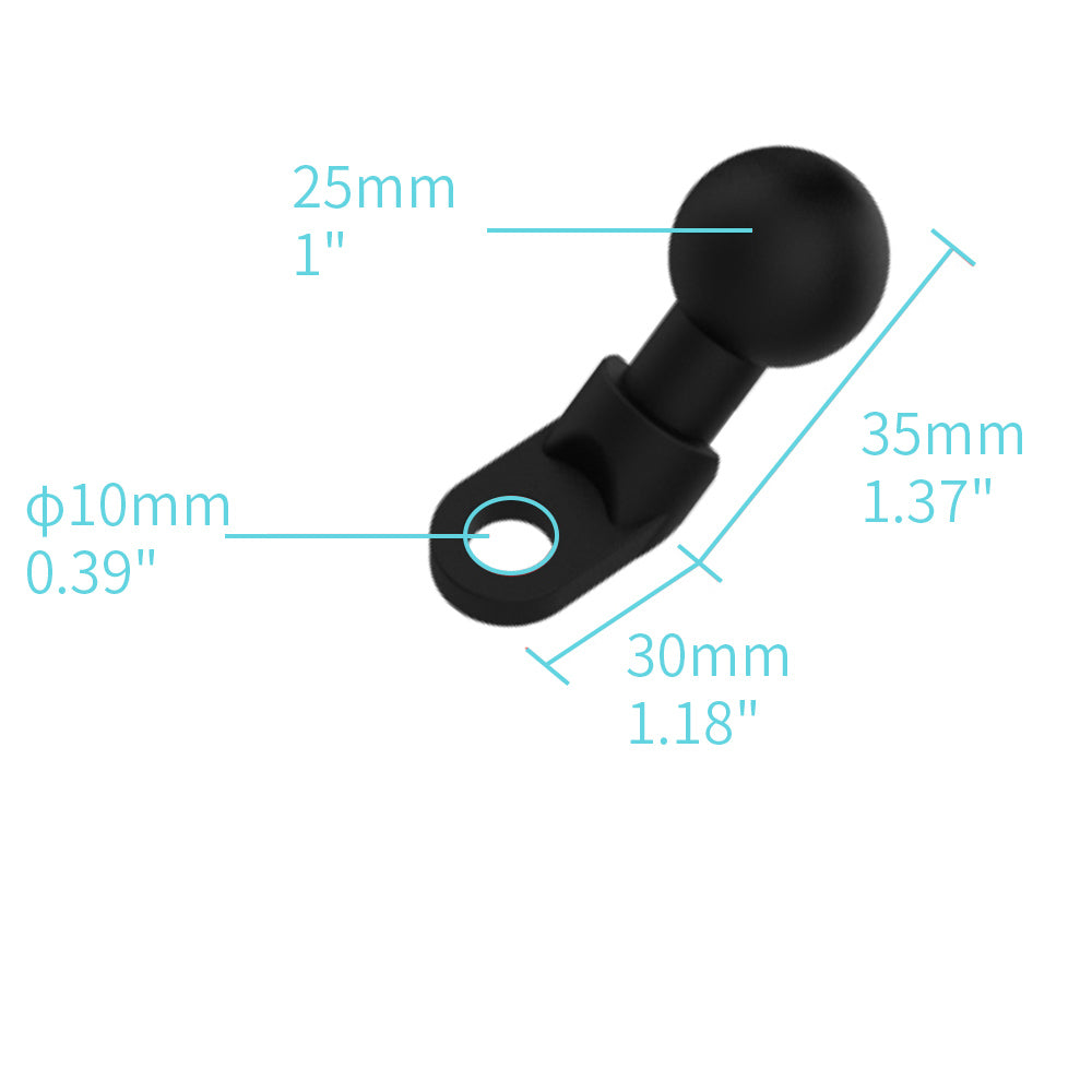 UMT-P19 | Motorcycle Mirror Universal Mount | Design for Tablet