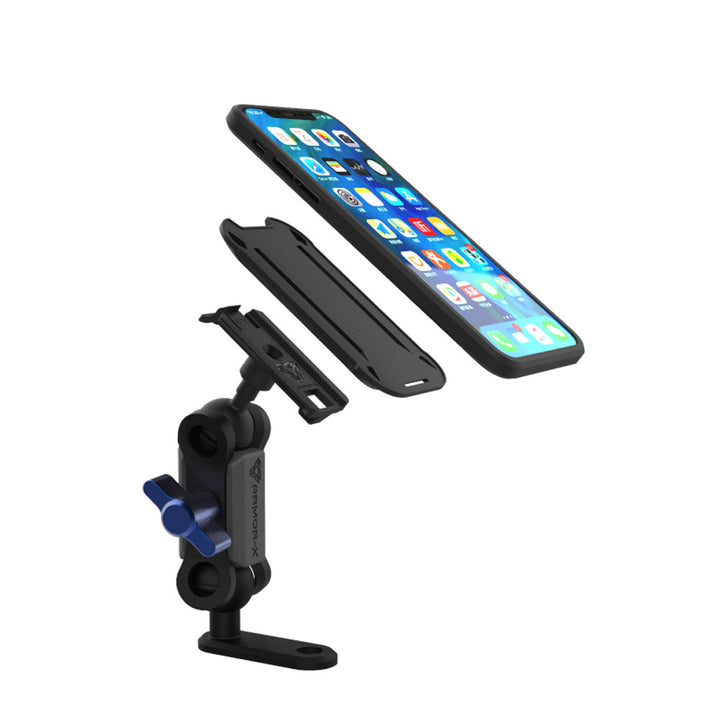 Armor X ONE-LOCK Motorcycle Mirror or Pinchbolt Mount TYPE-K for phone