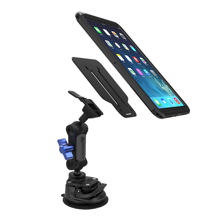 X-P23T | Heavy-Duty Strong Suction Cup Mount | ONE-LOCK for Tablet