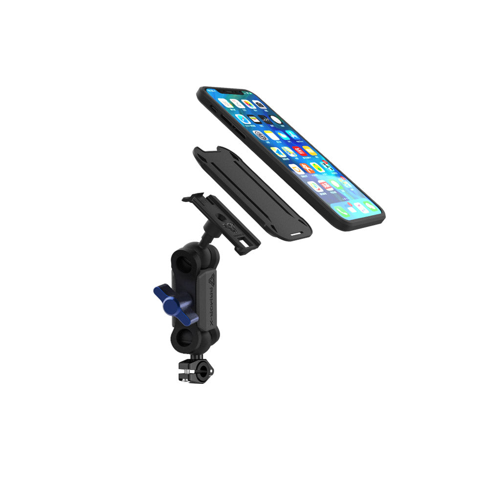 X-P36K | Heavy-Duty Motorcycle Mirror Mount | ONE-LOCK for Phone