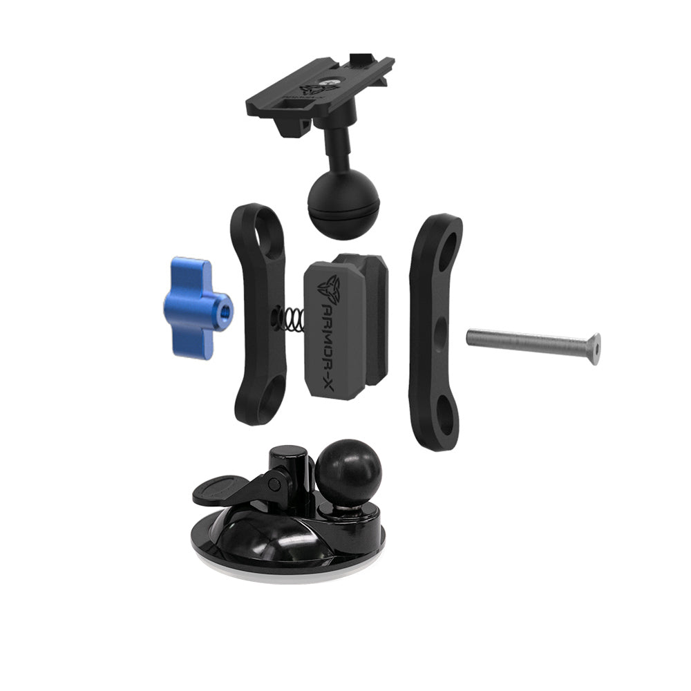 ARMOR-X Vacuum Suction Cup Mount for phone.