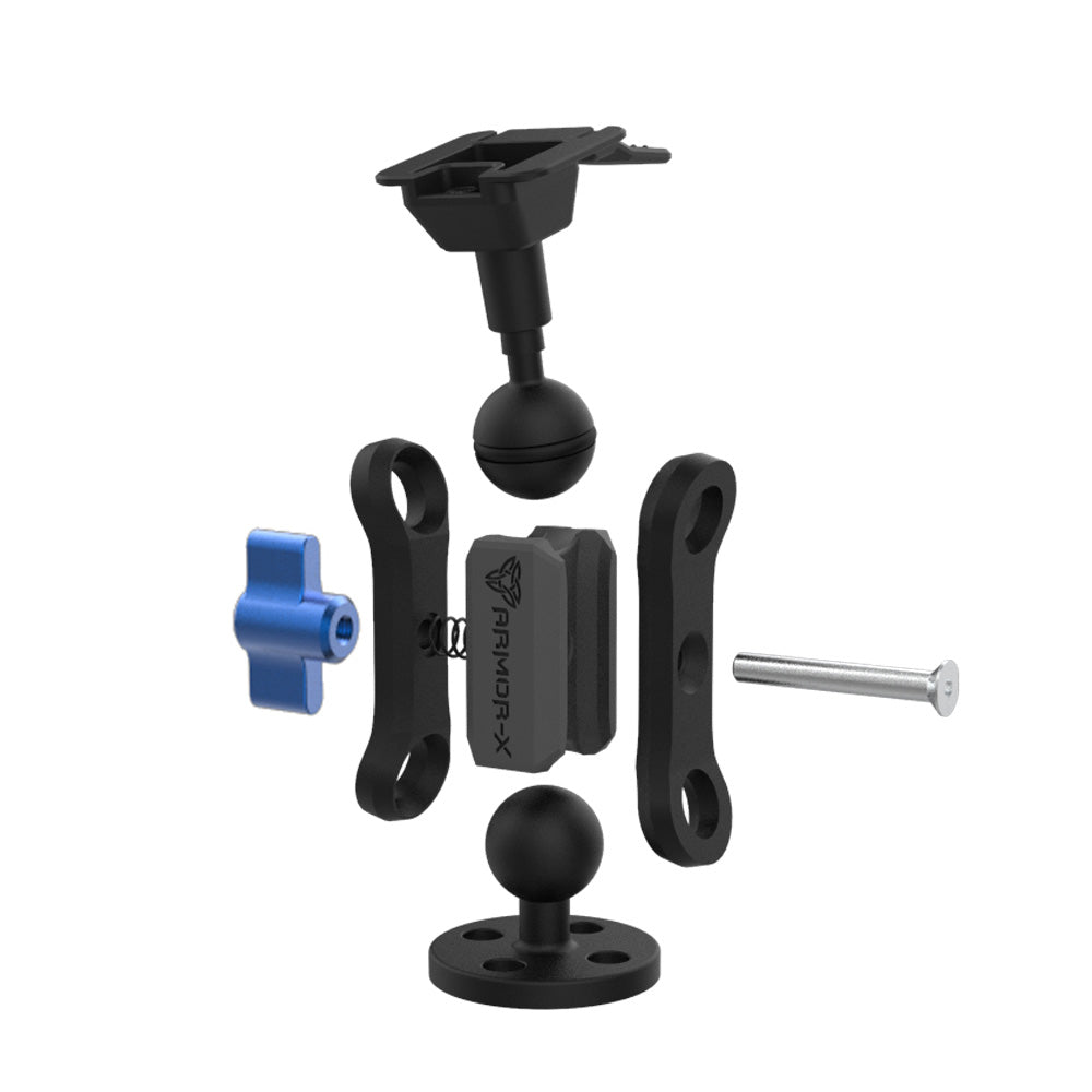 X-P5T | Heavy-Duty Round Drill-Down Mount | ONE-LOCK for Tablet