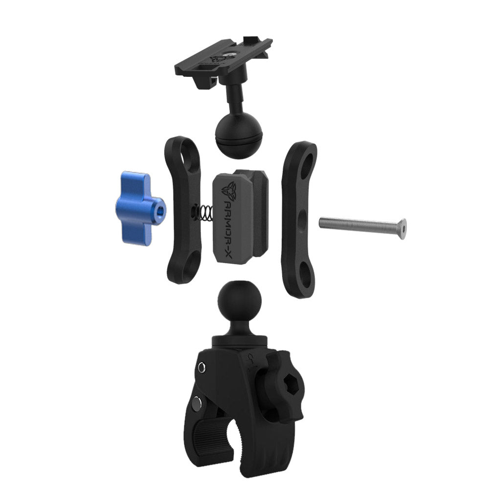 KIT-XP7K-BX | Motorbike Kit | ONE-LOCK Quick Release Bar Mount with Shockproof Case for iPhone 