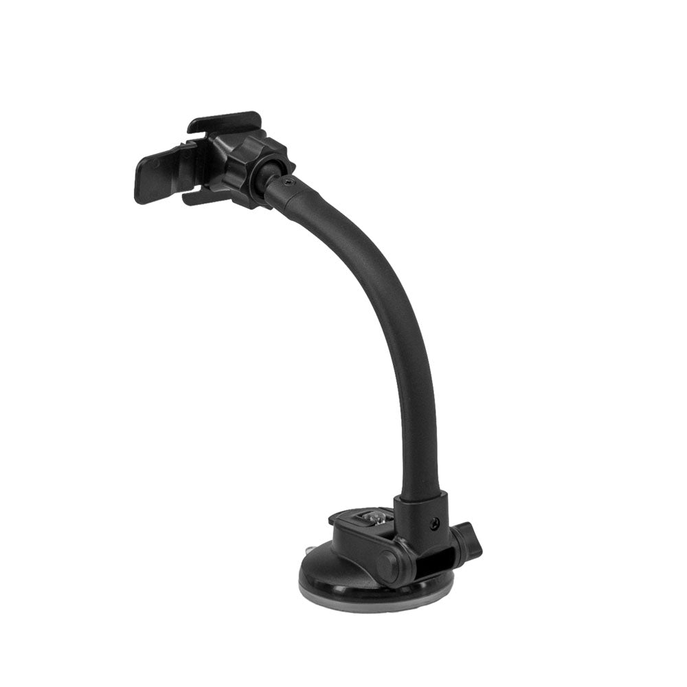 ARMOR-X Gooseneck Suction Mount for tablet. Extremely strong suction with super stick forces, well adhere to your windshield or dashboard.