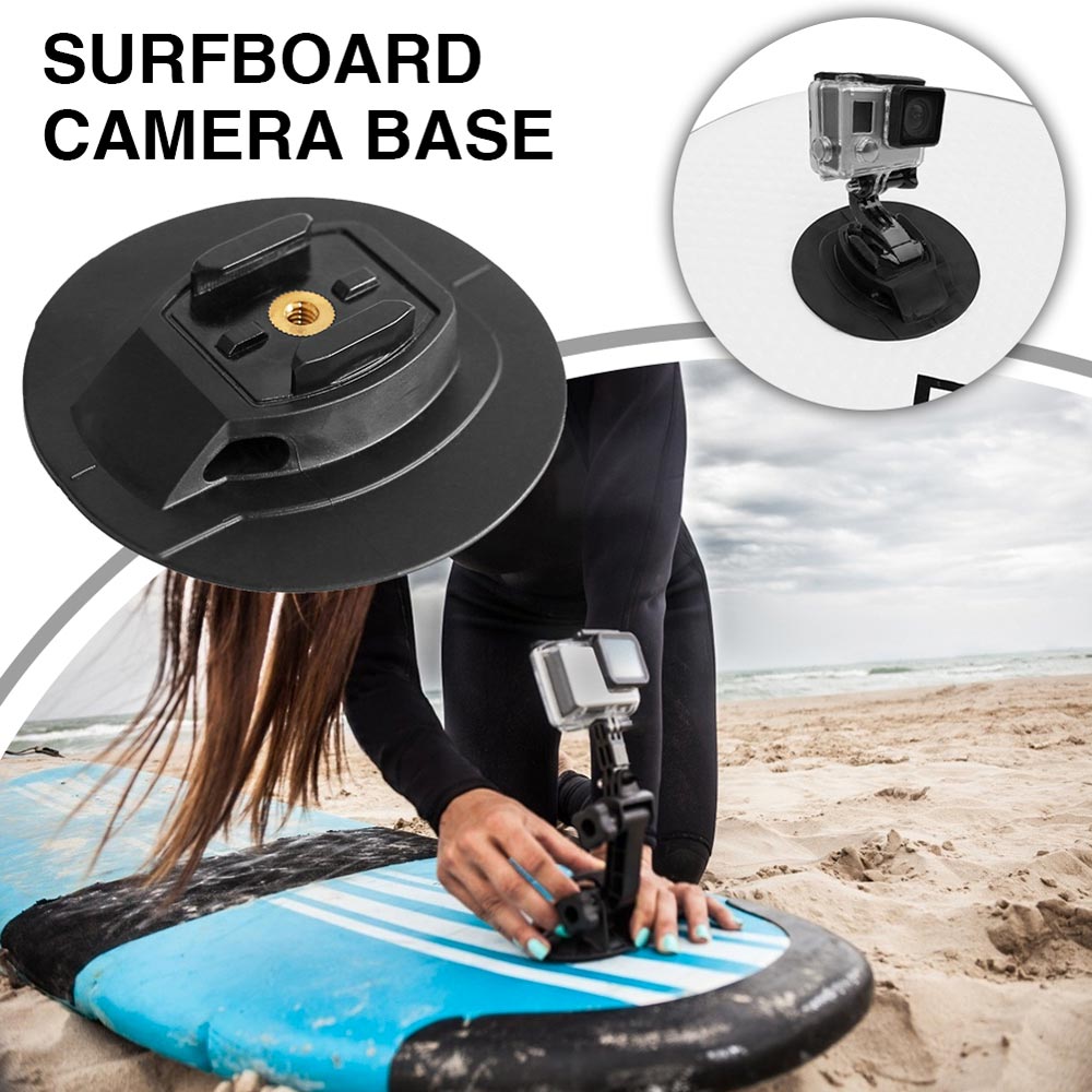 ARMOR-X Sports Camera Adhesive Mount. Great for fixing the sports camera, without worrying about camera instability, a great accessory for surfboard, inflatable kayak, fishing boat, kayak.