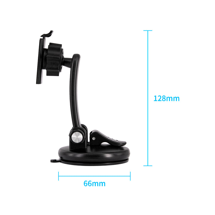 ARMOR-X Suction Cup Mount for phone, with the adjustable arm to adjust to the best viewing angle.