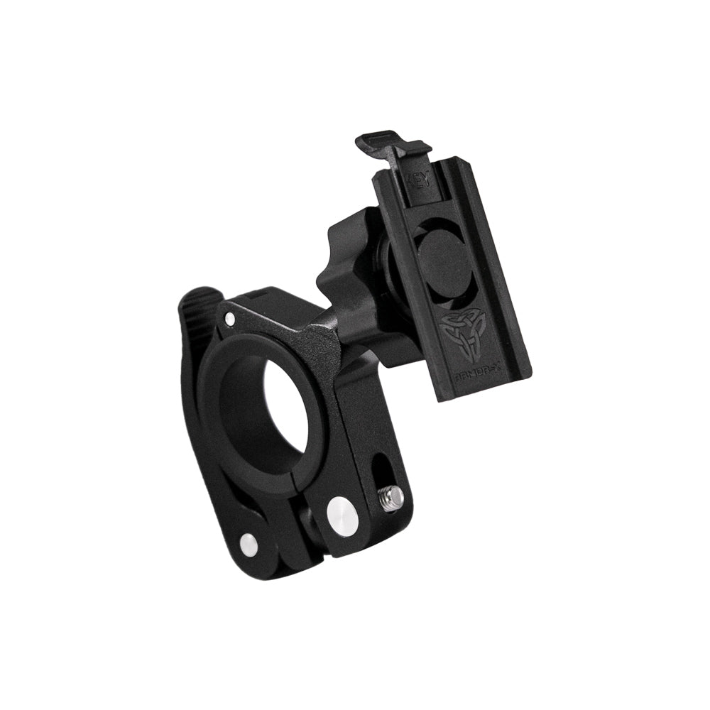 ARMOR-X Motorcycle Quick Release Handlebar Mount for phone, tool-free installation & removal designed.