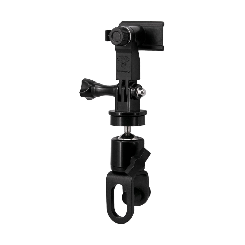 ARMOR-X U-Shaped Clamp Mount for phone. It is a great tool for live streaming or recording Vlogs, TikTok, interviews.