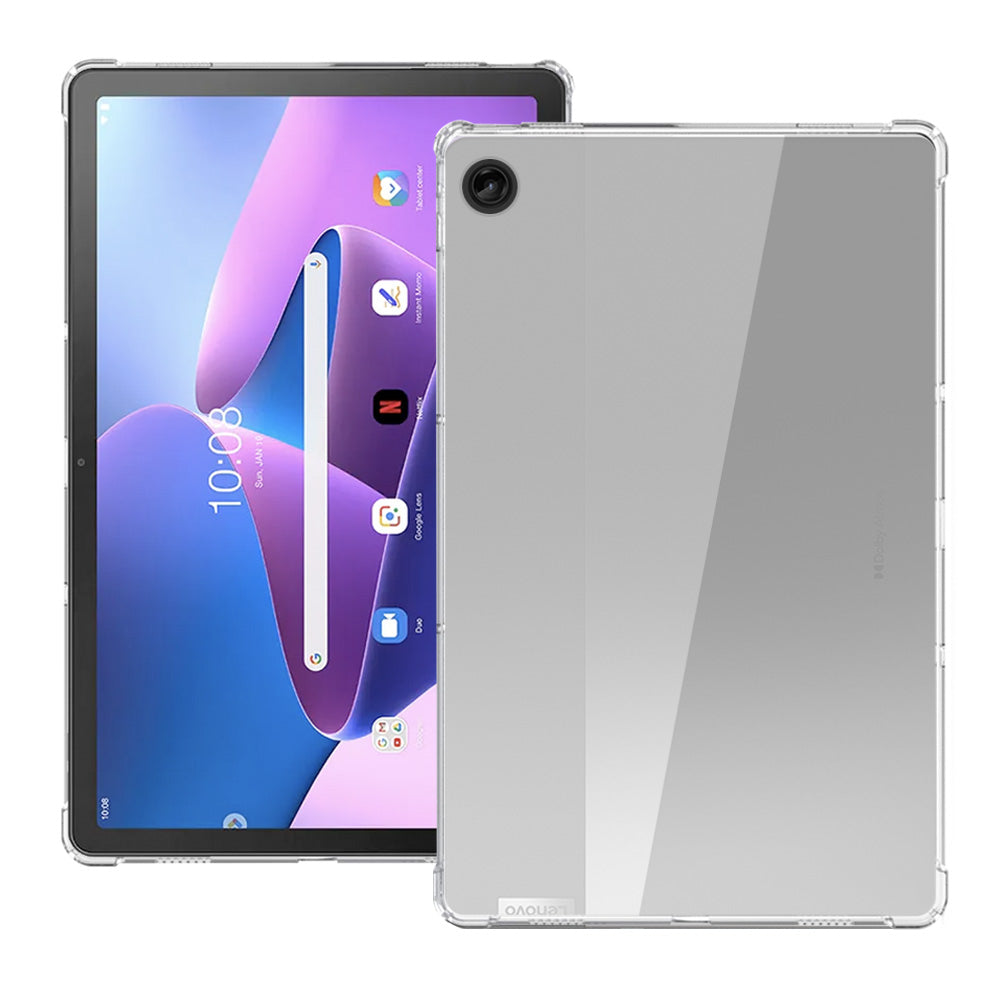 ARMOR-X Lenovo Tab M10 Plus 10.6 ( Gen3 ) TB125FU 4 corner protection case. Excellent protection with TPU shock absorption housing.