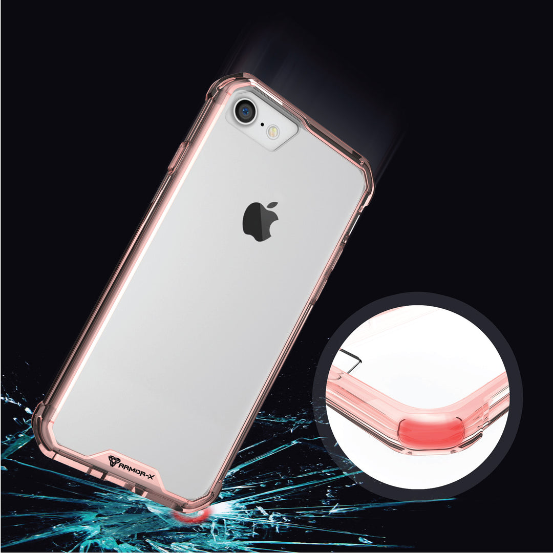 AHN-i8P-CR | iPhone 8 Plus Case | Ultra slim shockproof crystal clear case