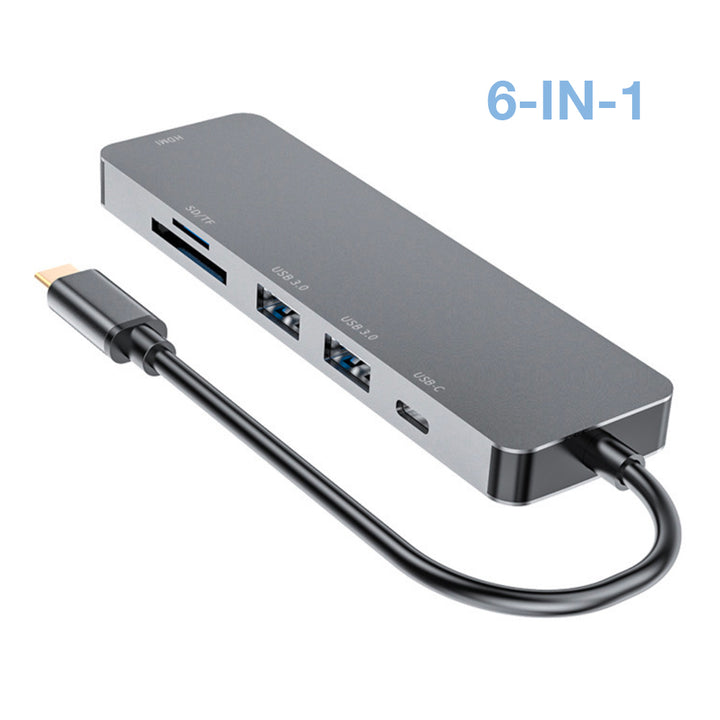 AND-AD | 3-IN-1 / 5-in-1 / 6-in-1 HUB | HDMI(4K) / TYPE-C / USB / TF / SD
