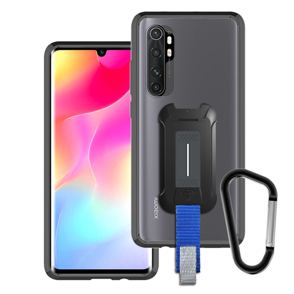 BX3-Mi20-N10L | Xiaomi Mi Note 10 Lite | Mountable Shockproof Rugged Case for Outdoors w/ Carabiner