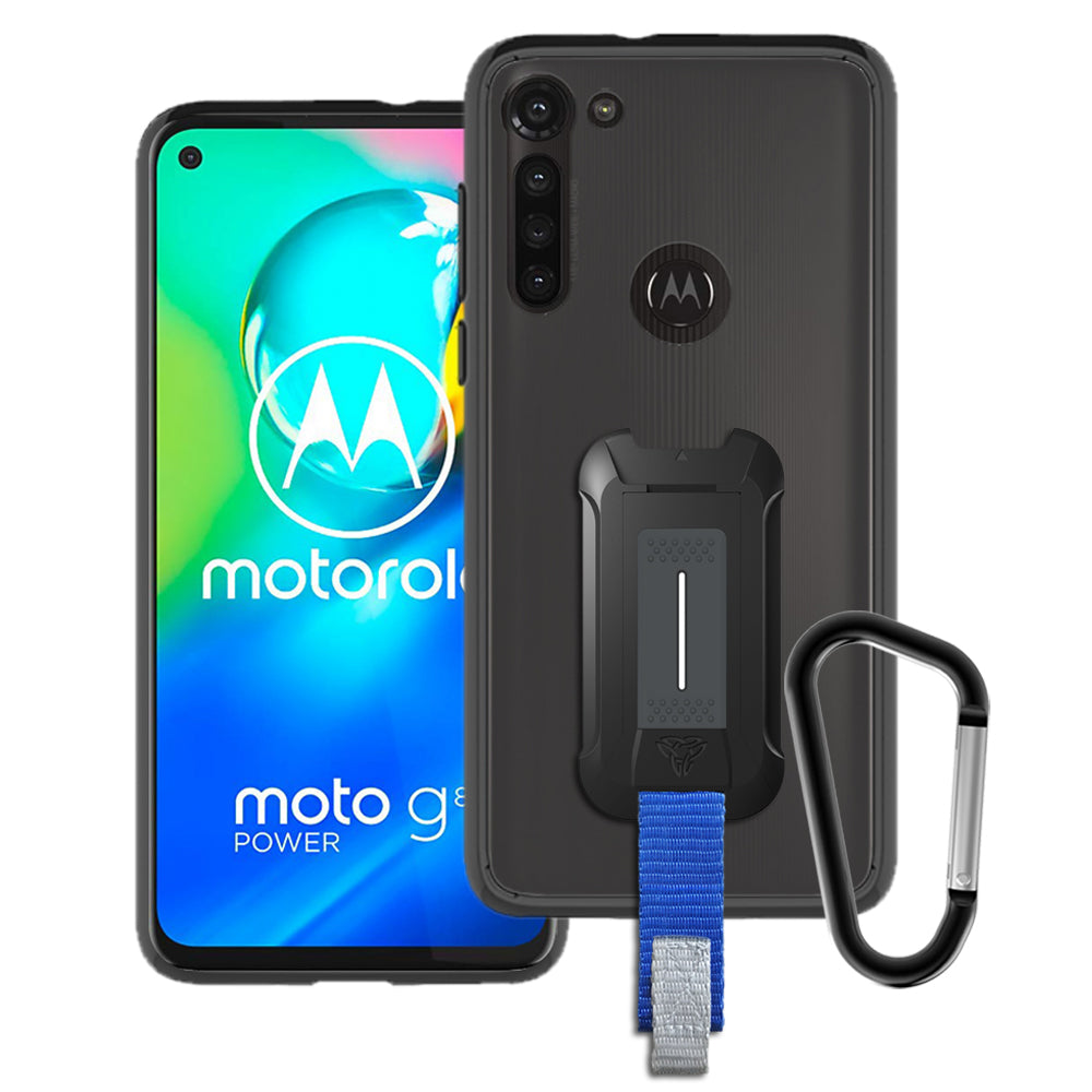 BX3-MT20-G8PW*EU | Motorola Moto G8 Power EU Version Case | Mountable Shockproof Rugged Case for Outdoors w/ Carabiner
